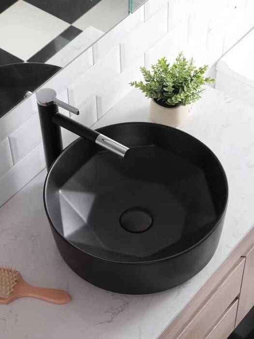 Evita mat zwart 40x14,5