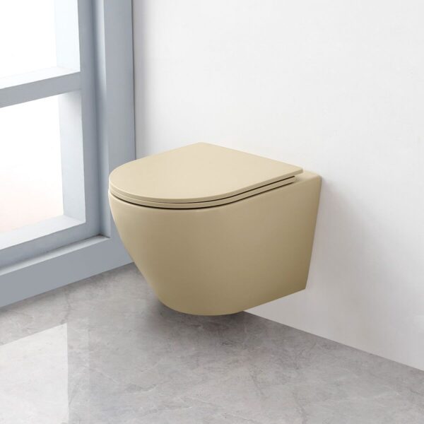 Saniclear Itsi hangtoiletpot mat Ivoor licht — изображение 4