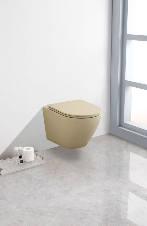 Saniclear Itsi hangtoiletpot mat Ivoor licht — изображение 3