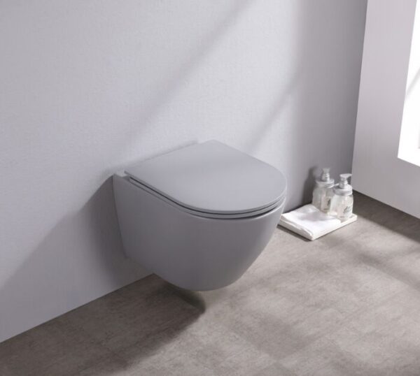 Saniclear Itsi hangtoiletpot mat grijs — изображение 2