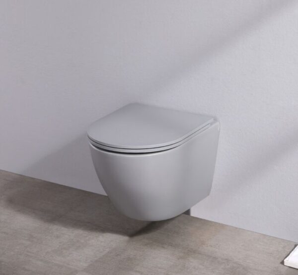 Saniclear Itsi hangtoiletpot mat grijs