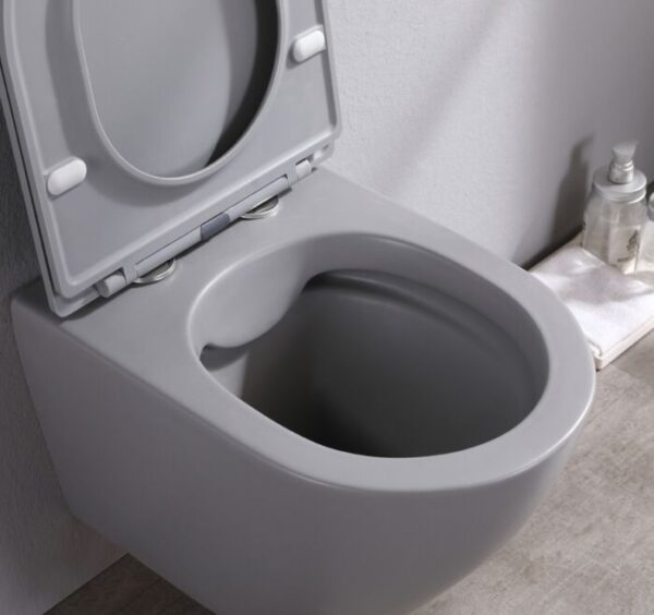 Saniclear Itsi hangtoiletpot mat grijs — изображение 4