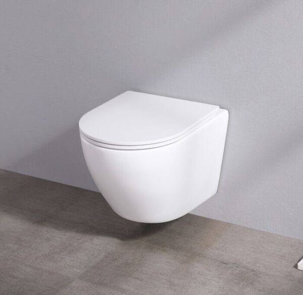 Saniclear Itsie hangtoiletpot mat wit — изображение 3
