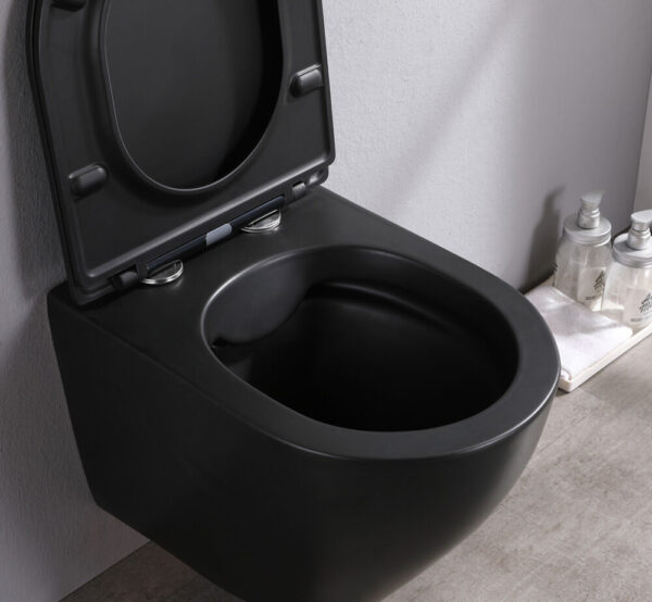 Saniclear Itsi hangtoiletpot mat zwart — изображение 3