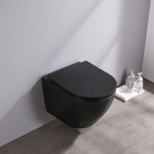 Saniclear Itsi hangtoiletpot mat zwart