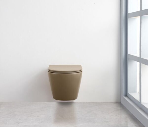 Saniclear Itsie hangtoiletpot mat Taupe — изображение 3