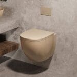 Saniclear Itsi hangtoiletpot mat Ivoor licht