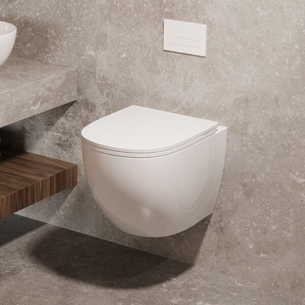 Saniclear Itsie hangtoiletpot wit glans — изображение 2
