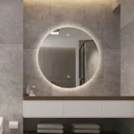 Ronde badkamer spiegel met led verlichting 60cm
