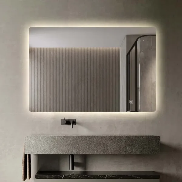 Quadro spiegel met ledverlichting 80x70cm — изображение 3