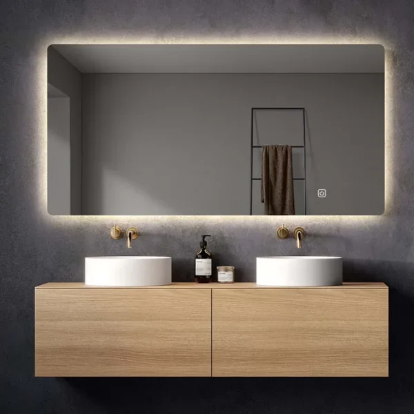 Quadro spiegel met ledverlichting 80x70cm — изображение 2