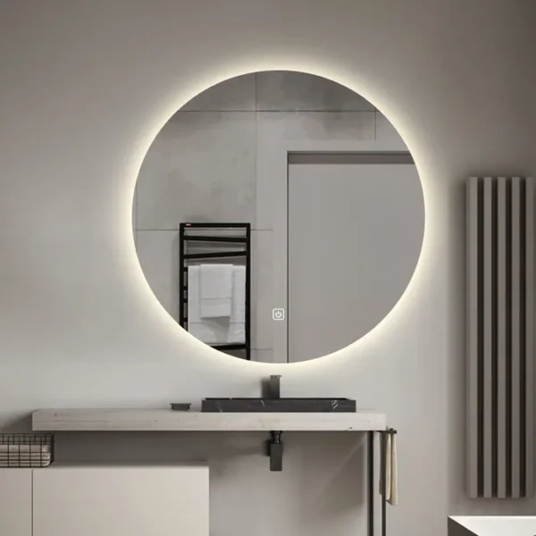 Ronde badkamer spiegel met led verlichting 120cm — изображение 2