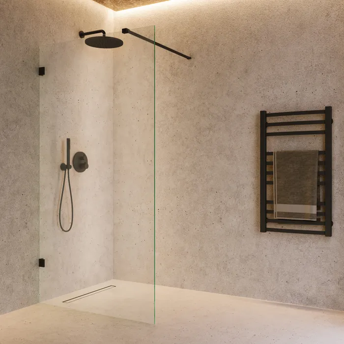 Douchewand Modern 98x200 RVS - Afbeelding 4